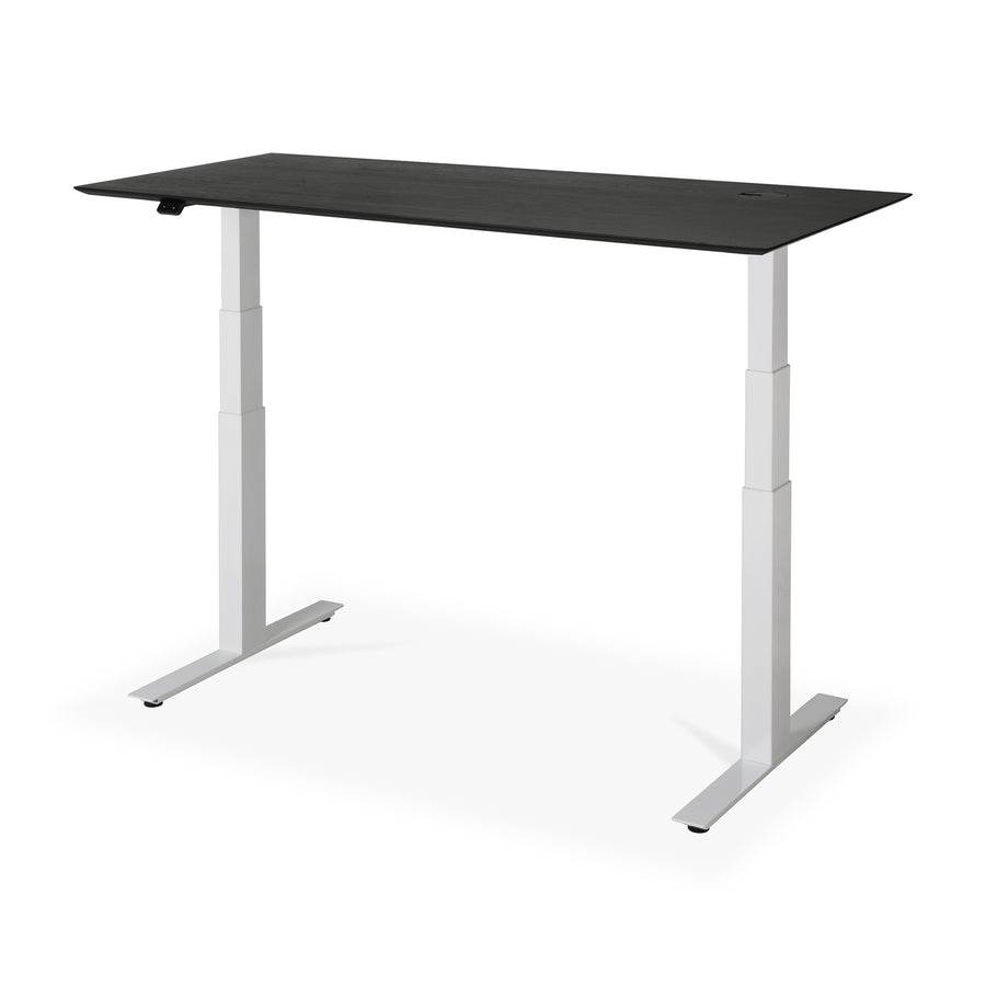Bok Adjustable Desk - Black Oak