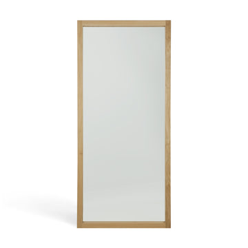Light Frame Floor Mirror - Oak