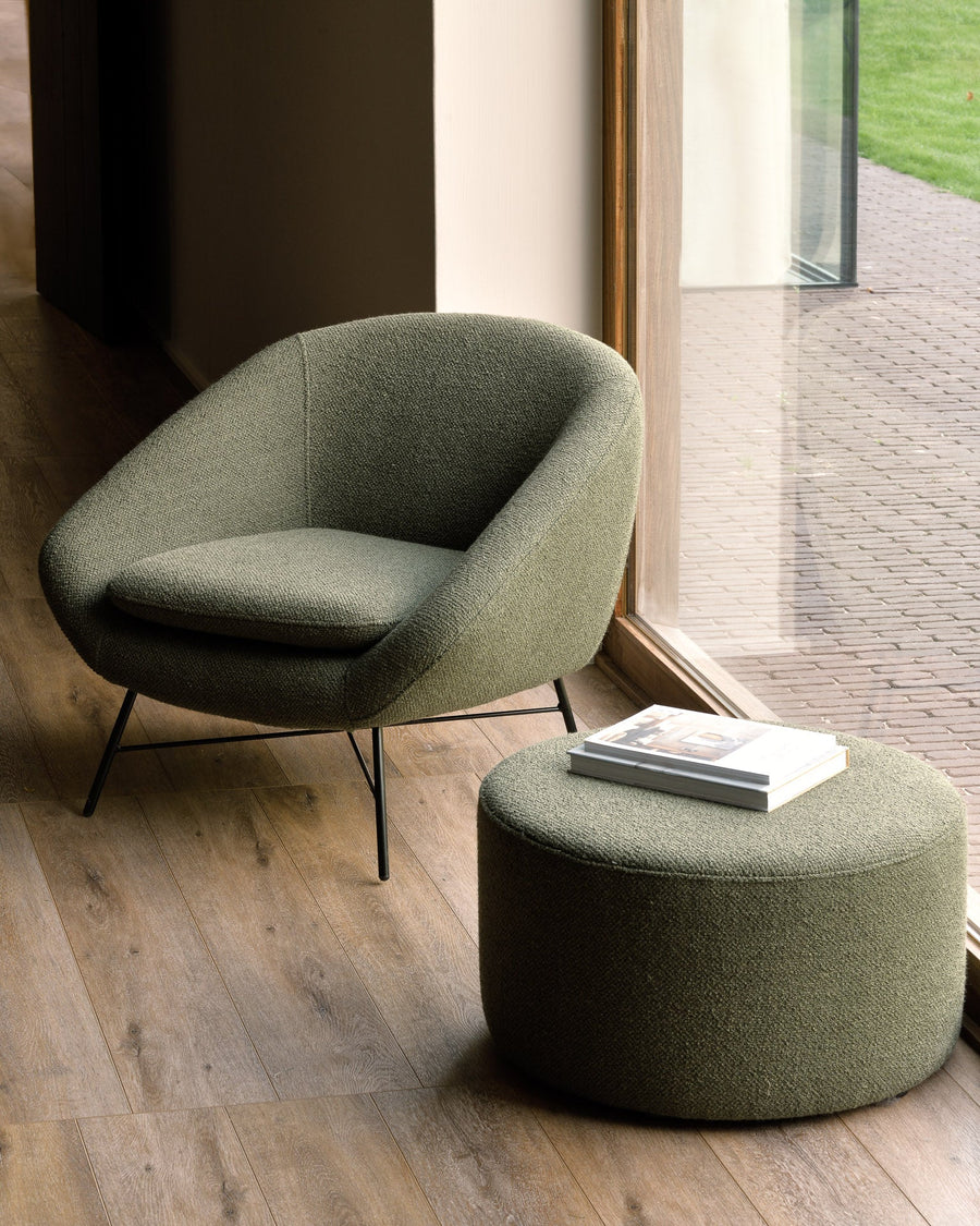 Barrow Lounge Chair - Pine Green