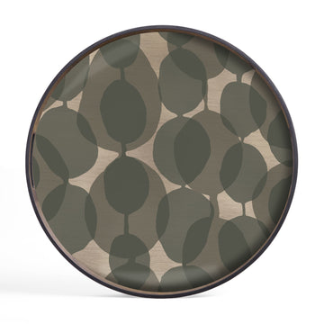 Connected Dots Glass Tray - Round / Small