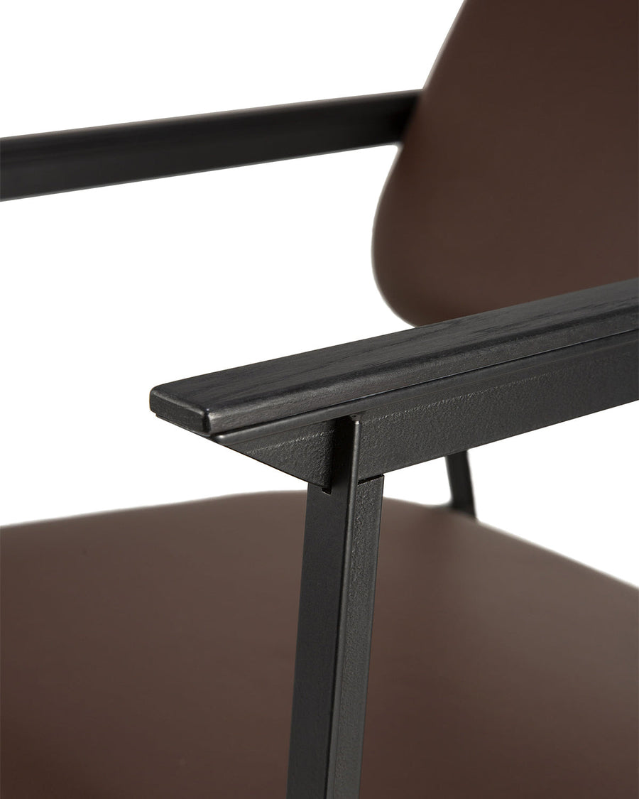 DC Lounge Chair - Chocolate Leather