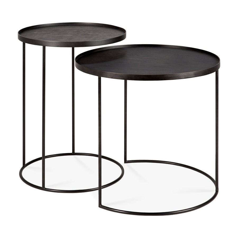 Round Tray Side Table Set - S/L