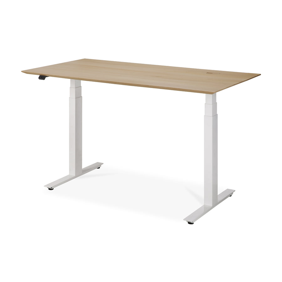 Bok Adjustable Desk - Oak