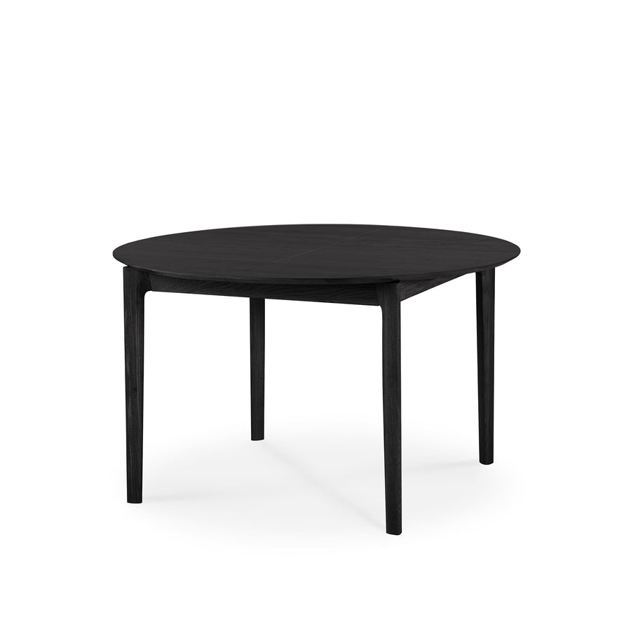 Bok Round Extendable Dining Table - Black