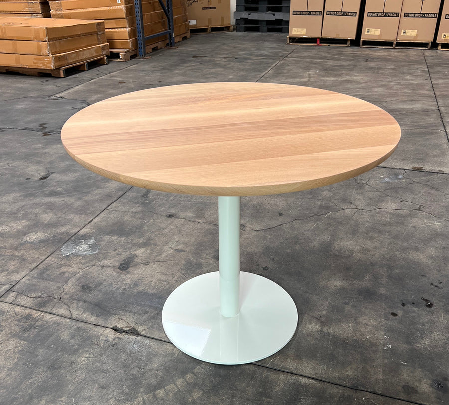 Disco Round Dining Table - White Oak