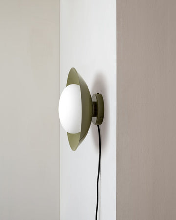 Arundel Mushroom Wall Lamp, Plug-in