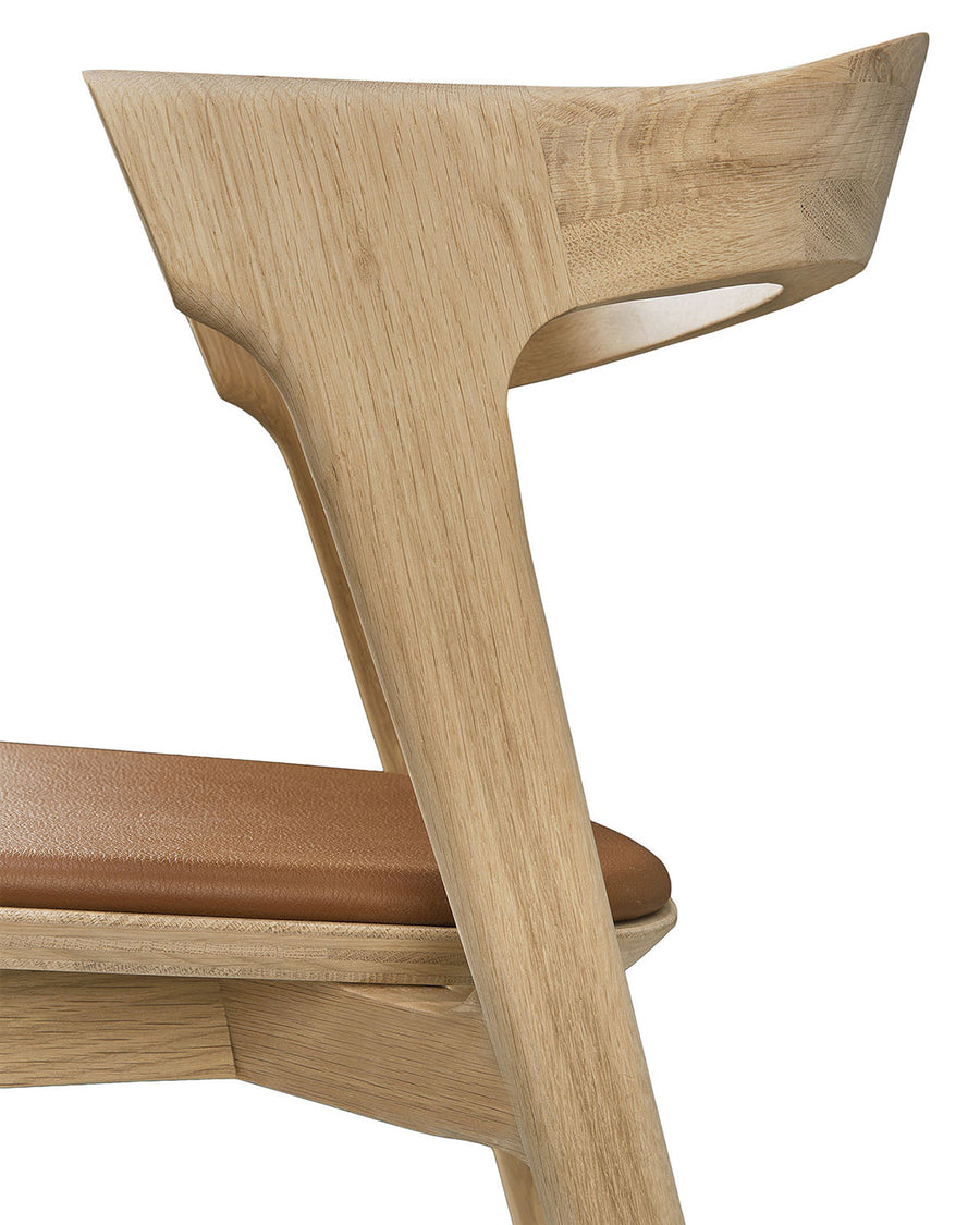 Bok Dining Chair - Oak with Leather