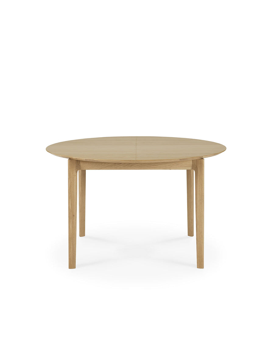 Bok Round Extendable Dining Table - Oak