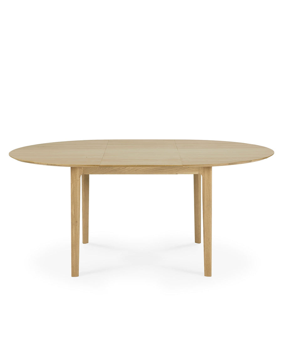 Bok Round Extendable Dining Table - Oak