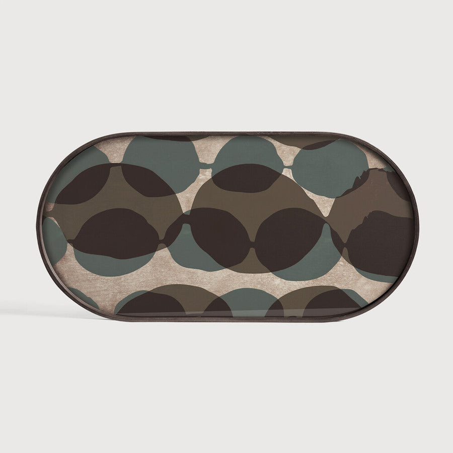 Connected Dots Glass Tray - Oblong / Medium