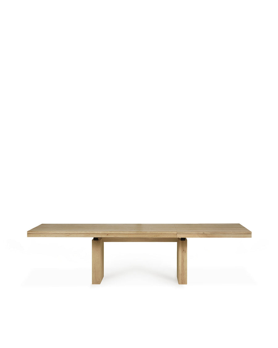 Double Extendable Dining Table - Oak