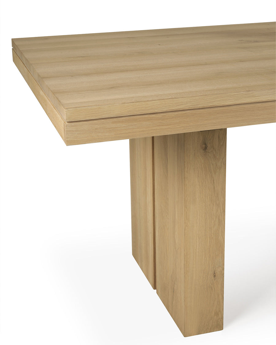 Double Extendable Dining Table - Oak