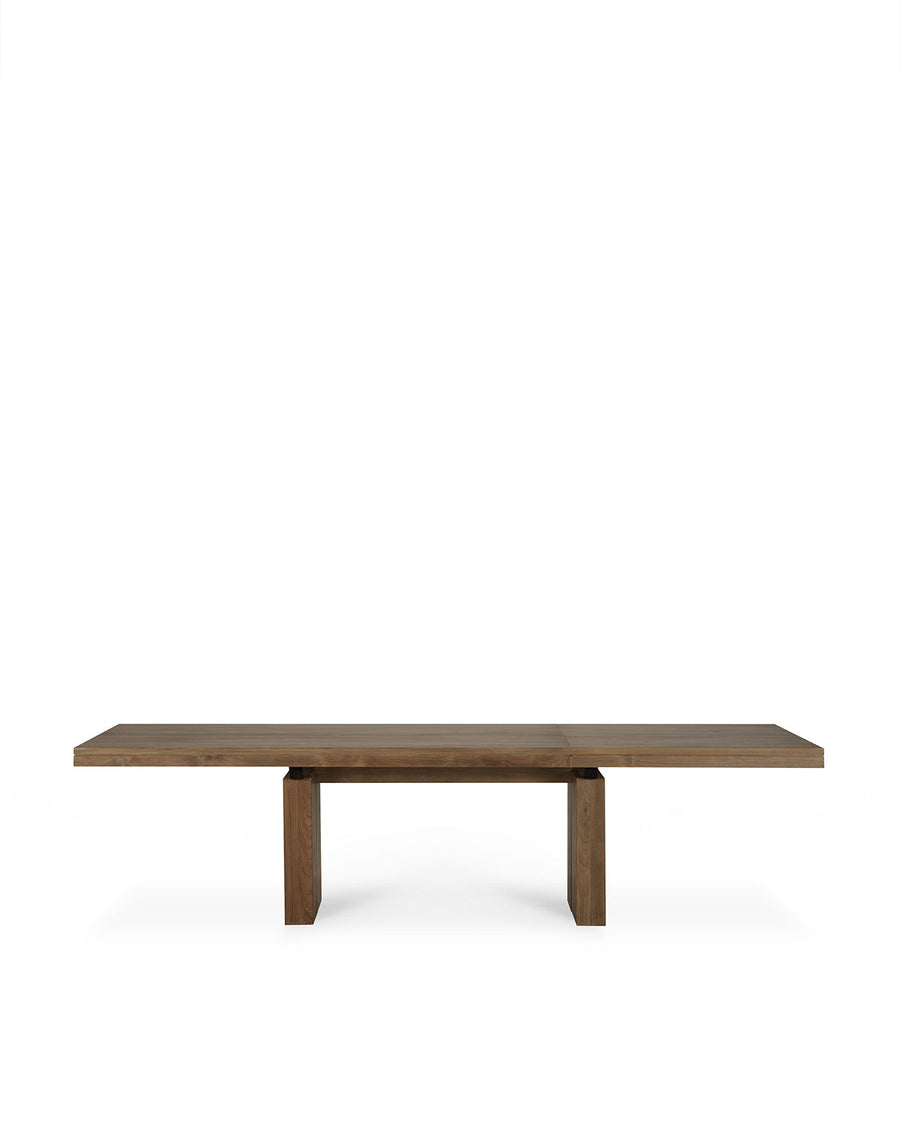 Double Extendable Dining Table - Teak
