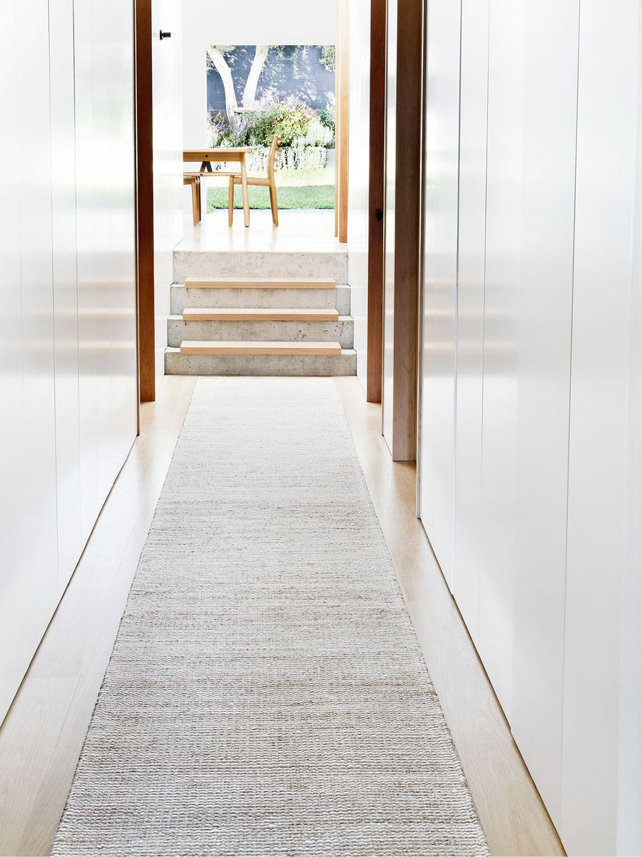 Sobu Oakland Drift Weave rug hallway