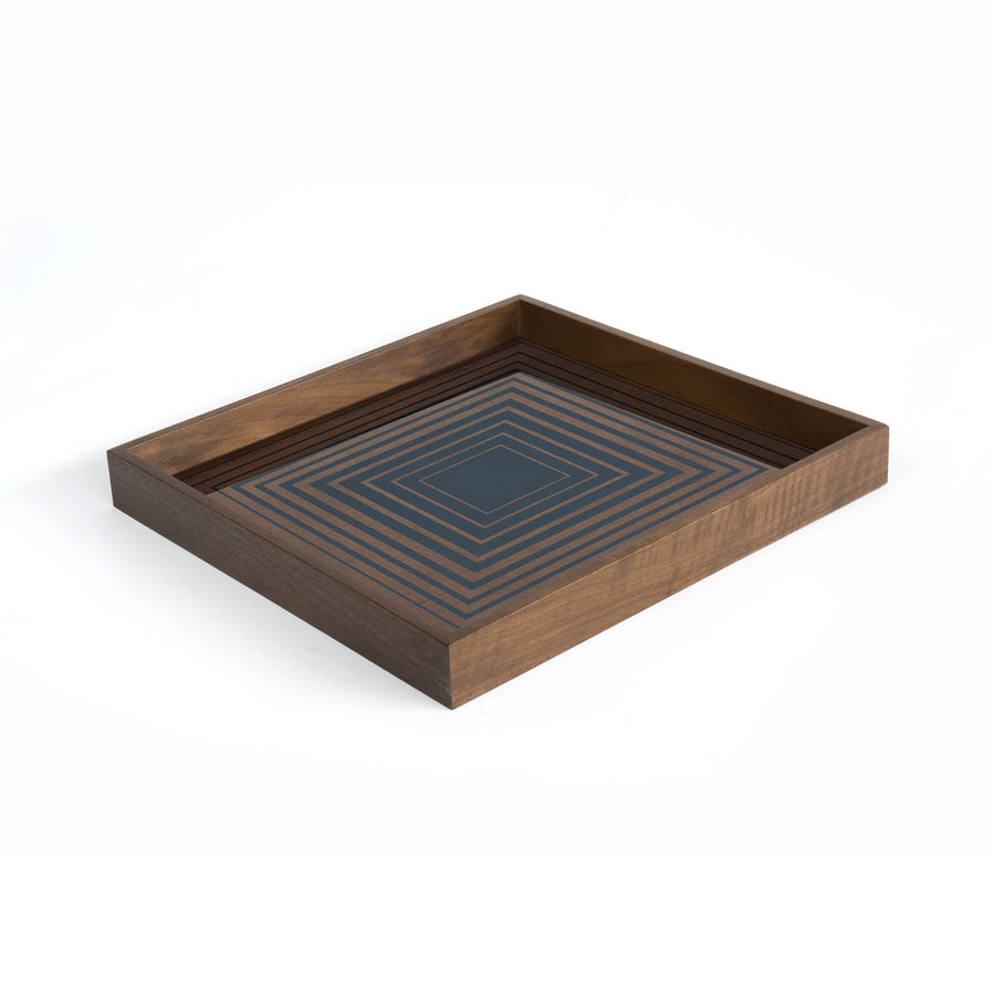 Ink Square Glass Tray - Square / Small