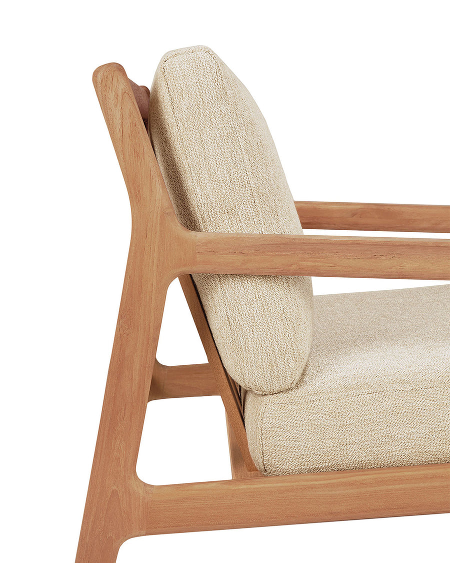 Jack Outdoor Lounge Chair - Teak with Natural
