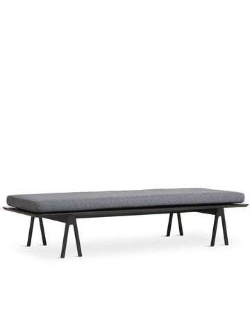 Level Daybed - Black Oak with Boucle