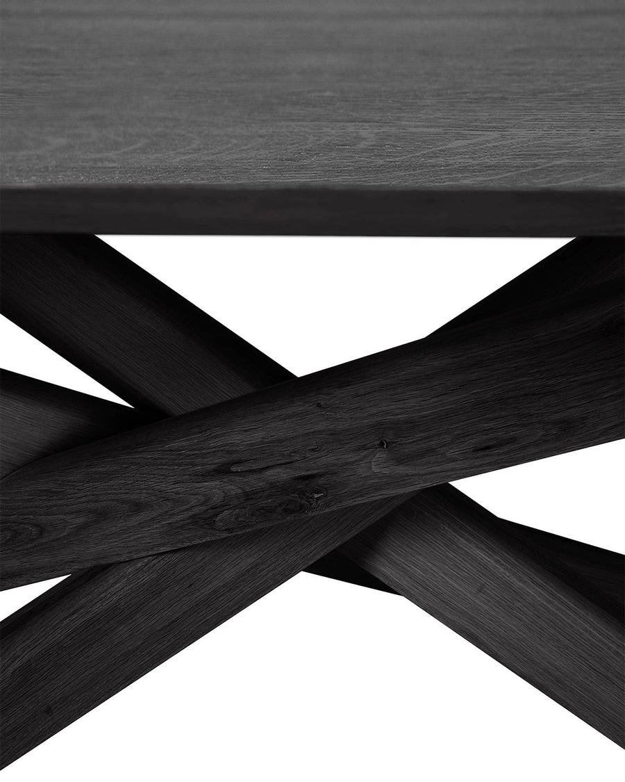 Mikado Dining Table Oval - Black Oak