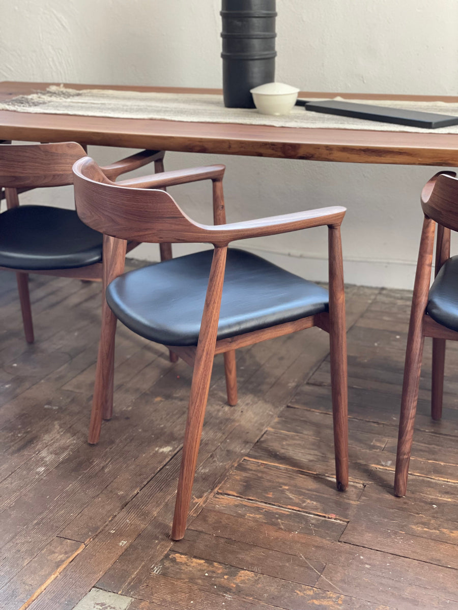 Sven Chair - Walnut + Leather