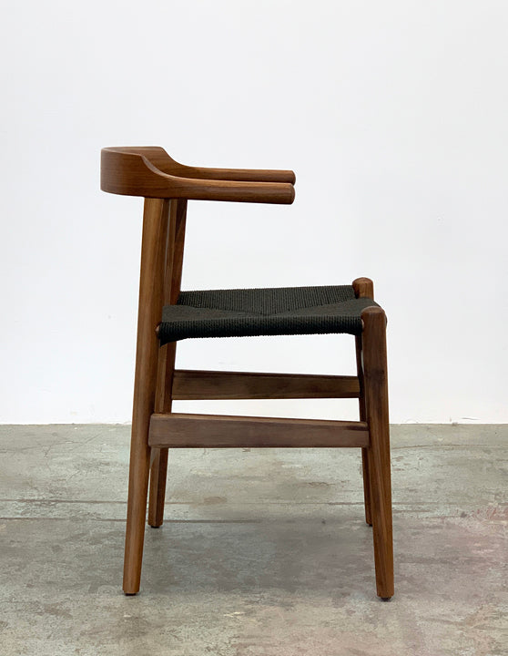 Thor Chair - Walnut with Black Seat