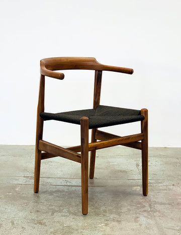 Thor Chair - Walnut with Black Seat