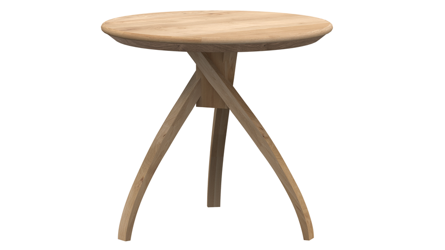 Twist Side Table - Oak