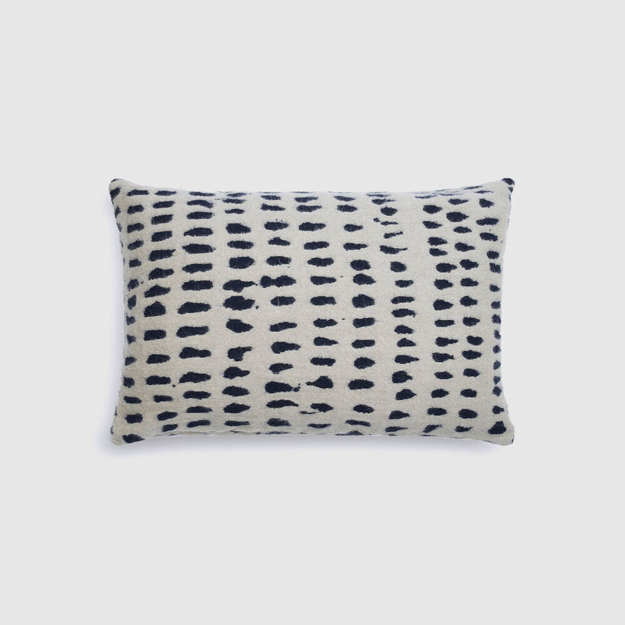White Dots Lumbar Cushions - Set of 2