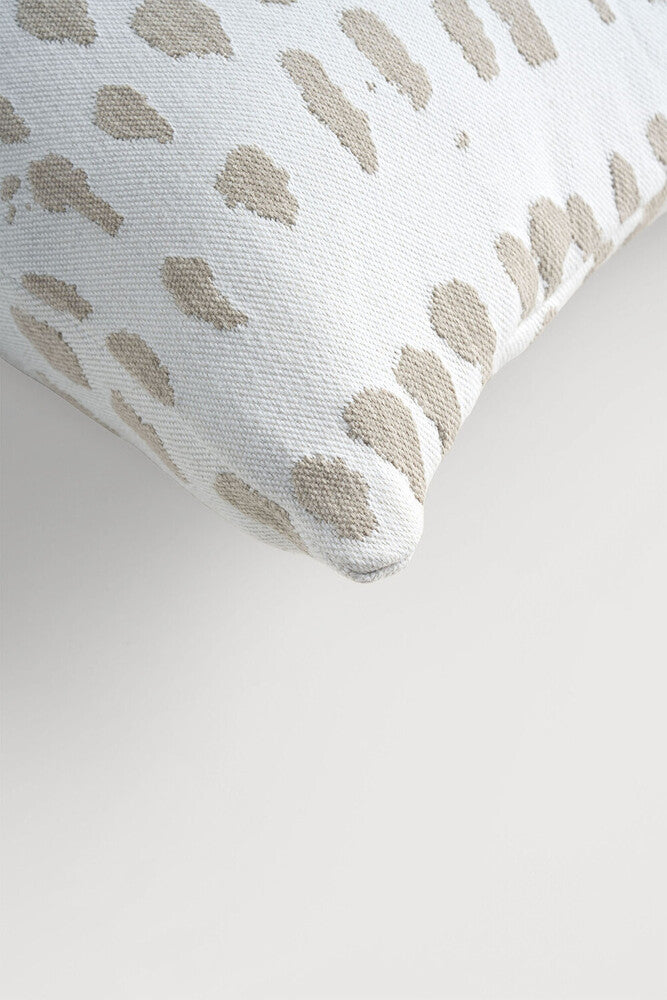 White Dots Outdoor Lumbar Cushions - Set of 2