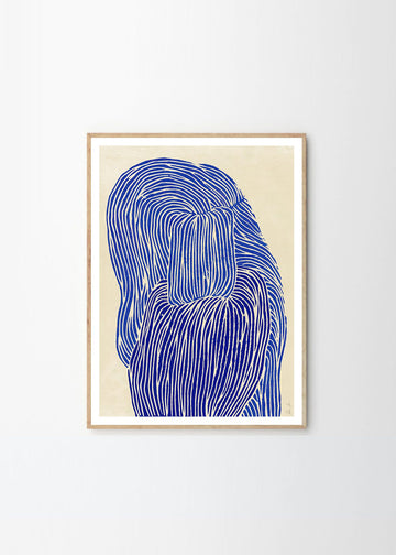 Deep Blue Framed Print