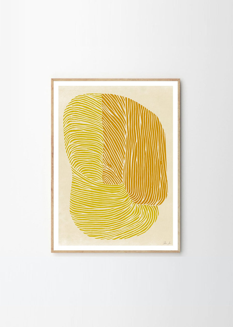 Yellow Reef Framed Print